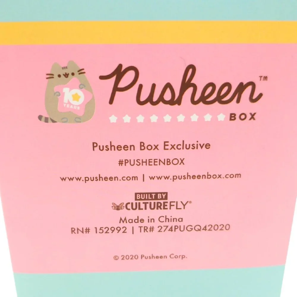 *Pusheen Box Exclusive Winter 2020 Shatterproof Stemless Glasses Set-Damaged Box